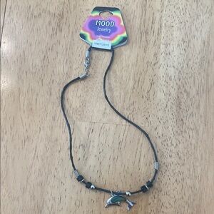 Dolphin Necklace for Kids - dark brown